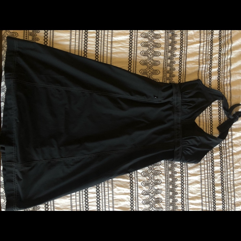 Athlete pack-anywhere A-line halter dress, size 8